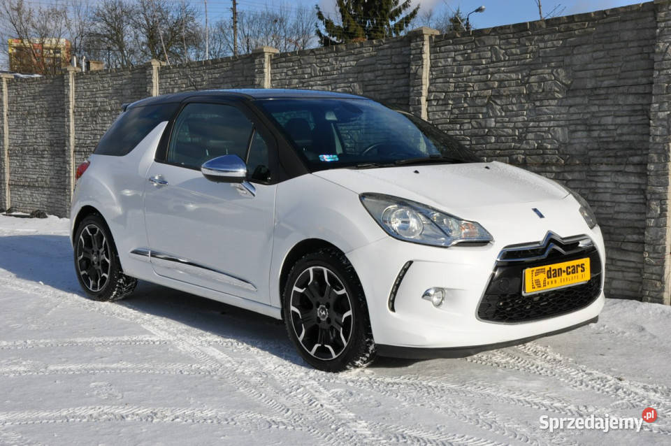 Citroen DS3 16 156 LED Skóra Czarna podsufitka Dąbrowa Górnicza sprzedam