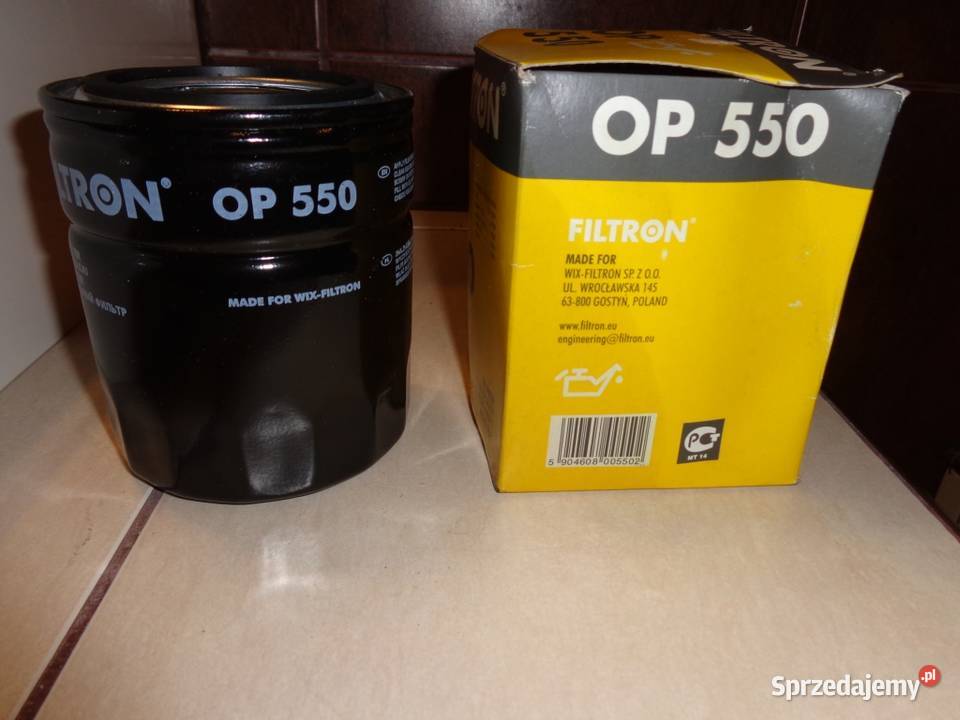 OP 550 FILTRON FILTR OLEJU oleju