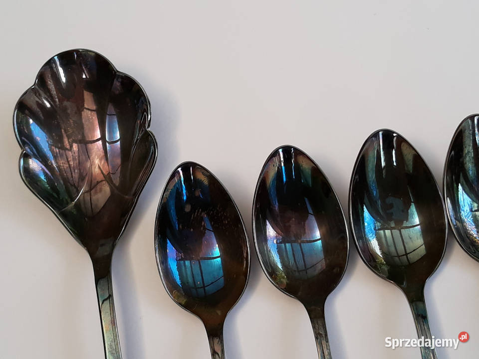 Łyżeczki do mokki i szufelka plater ŻOLIBORZ Pozostałe Dąbrowa Górnicza