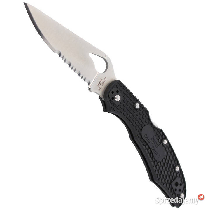 Nóż składany Spyderco Byrd Cara Cara 2 FRN Black Akcesoria, narzędzia i noże
