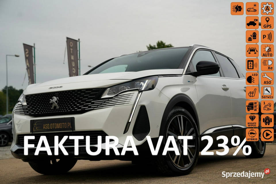 Peugeot 3008 GT ful led skóra masaze ACC kamery ESP Otmuchów