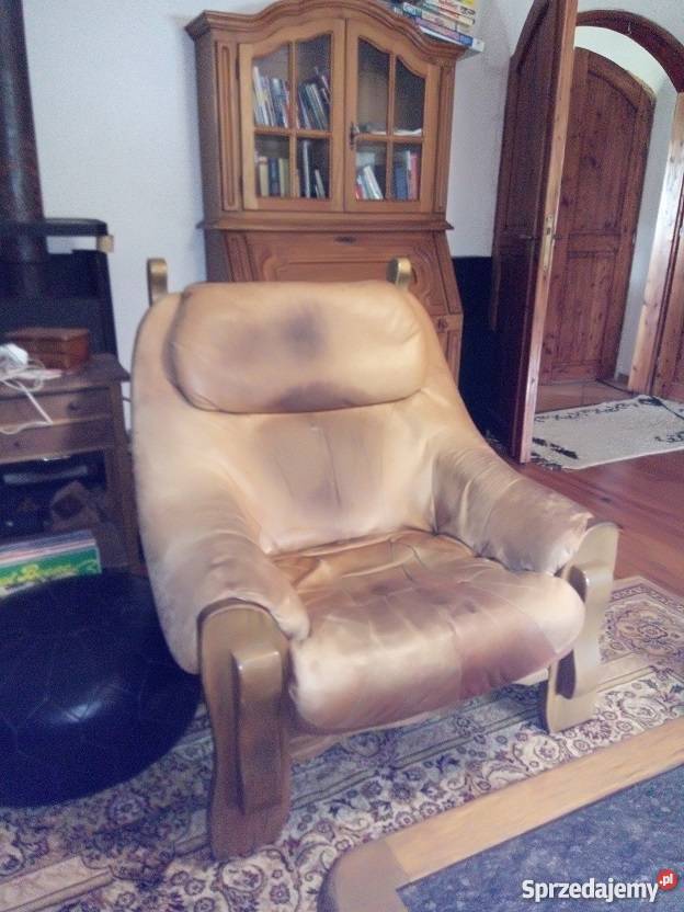 Skórzany komplet wypoczynkowy Komplety wypoczynkowe Kobylnica