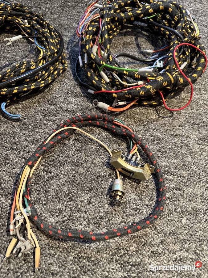 Uktad elektryczny silnika Gaz 21 Wolga pełny Sucha Beskidzka