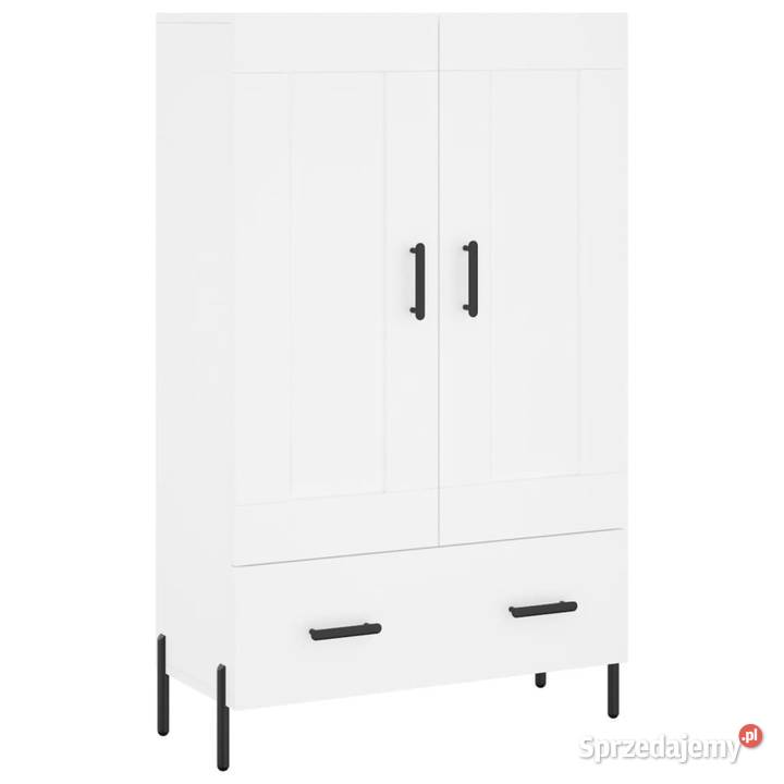 Wysoka szafka biała 695x31x115 materiał Warszawa
