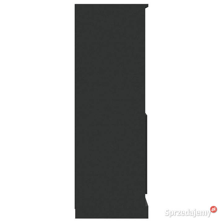 Kredens czarny 60x355x1035 materiał Warszawa