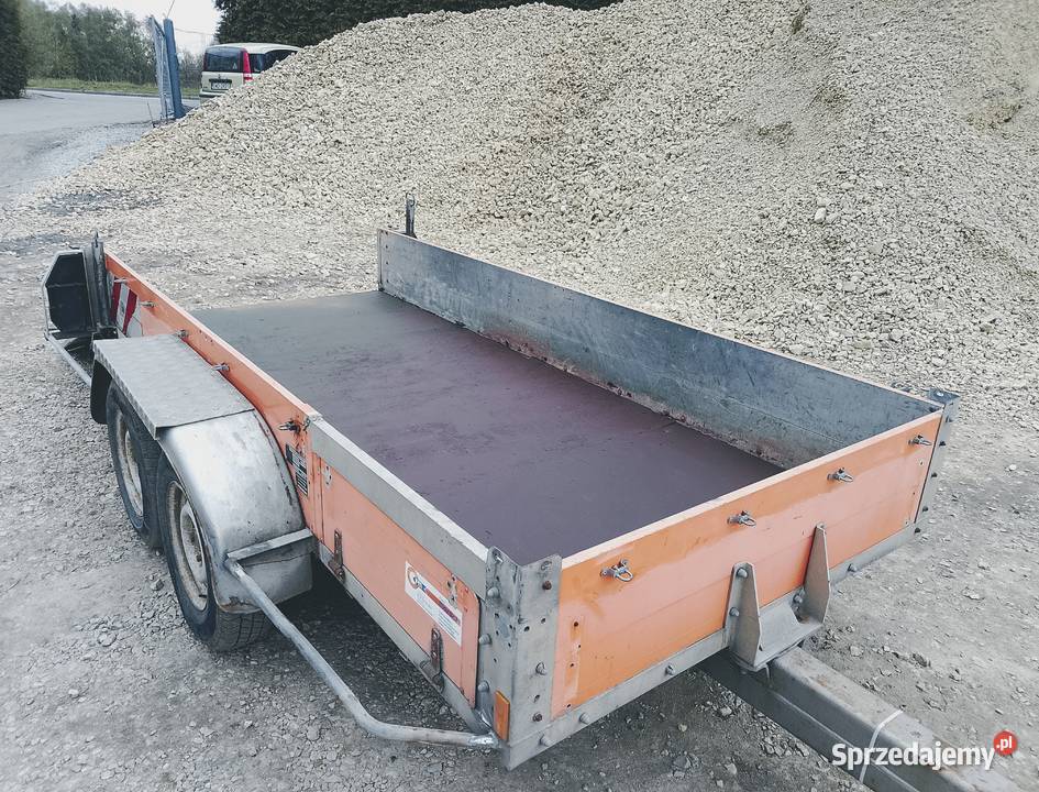 Przyczepa ciężarowa mini koparka sprzęt śląskie Skrzyszów