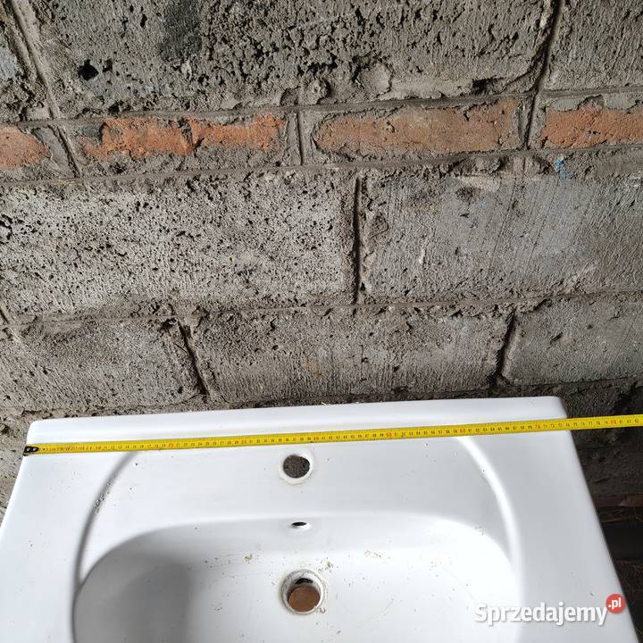 Komplet do łazienki szafka z umywalką drewno Orły