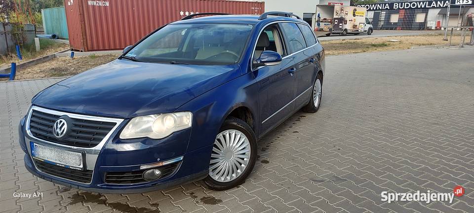 Volkswagen Passat B6 Kombi Diesel DB Stan Klima Rok produkcji 2006 Wałcz