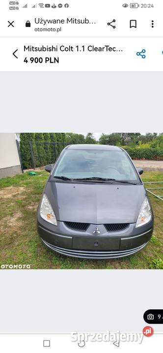 Mitsubishi Colt 11 benzyna Maska Lampy Zderzak