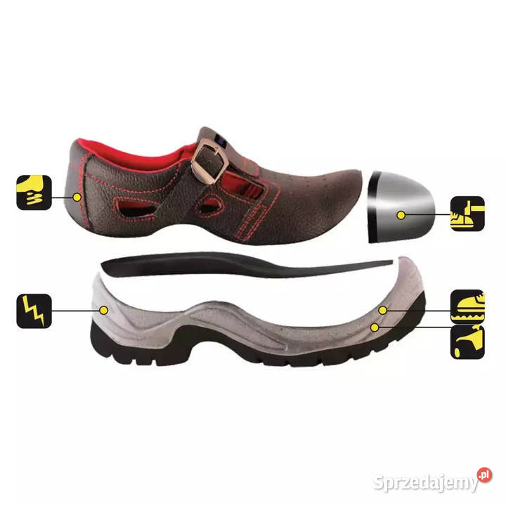 SANDAŁY BEZPIECZNE BUTY BHP DEDRA BH9D144