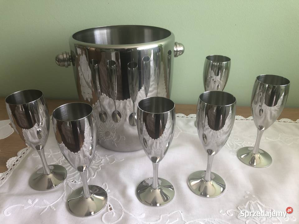 Zepter La Perle 6 kieliszków i wiaderko do Gostyń