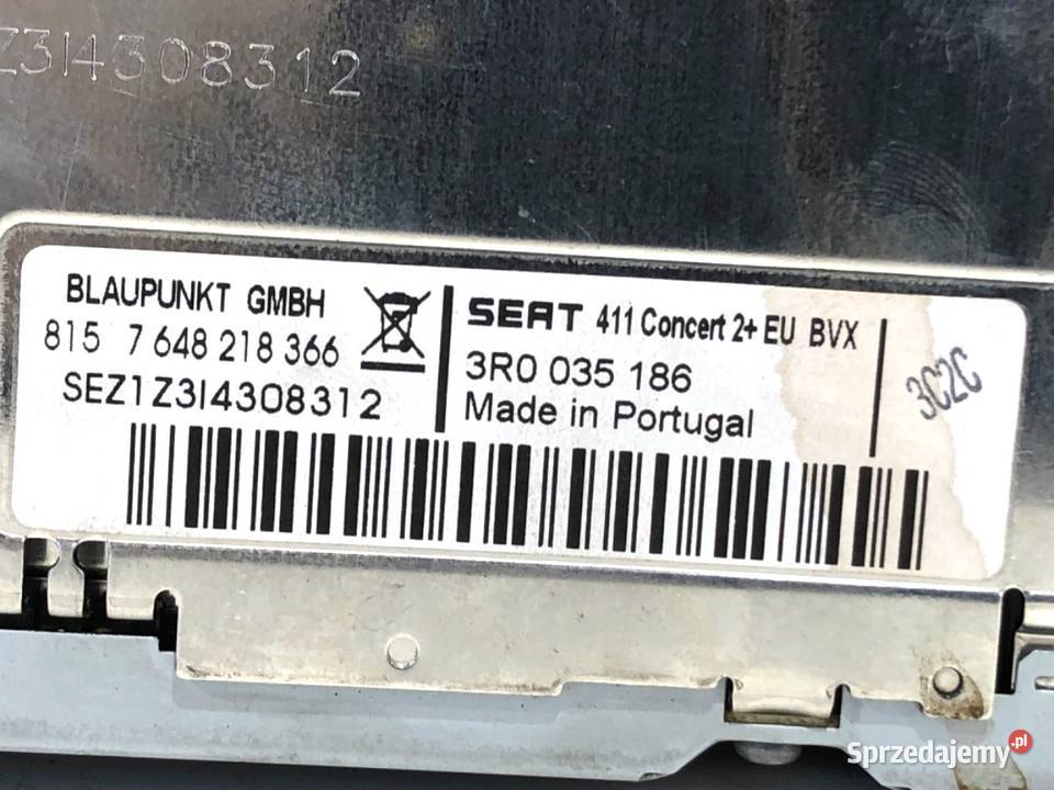 RADIO SEAT EXEO 3R0035186 0813 ODTWARZACZ