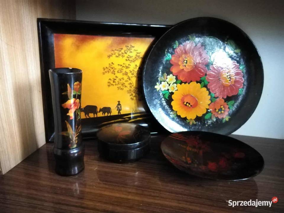 Ręcznie malowane wyroby z laki