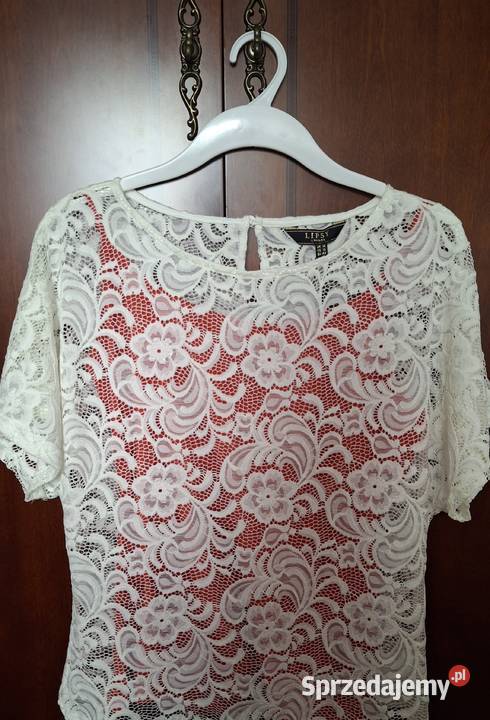 Sprzedam białę koronkowę bluzką Bluzki i koszule Lublin