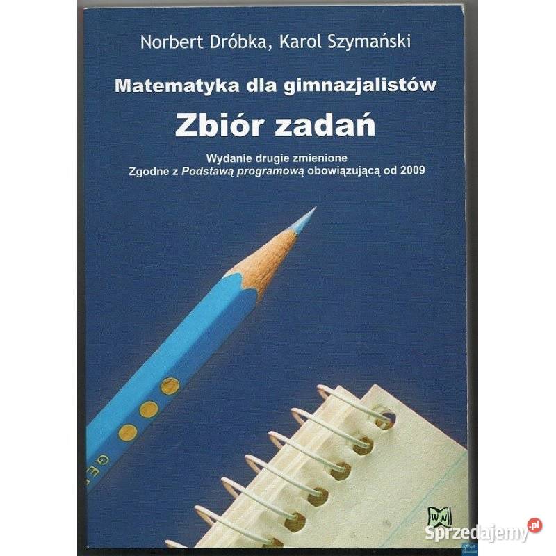 Matematyka Gimnazjalistów Zbiór Zadań NDróbka Podręczniki