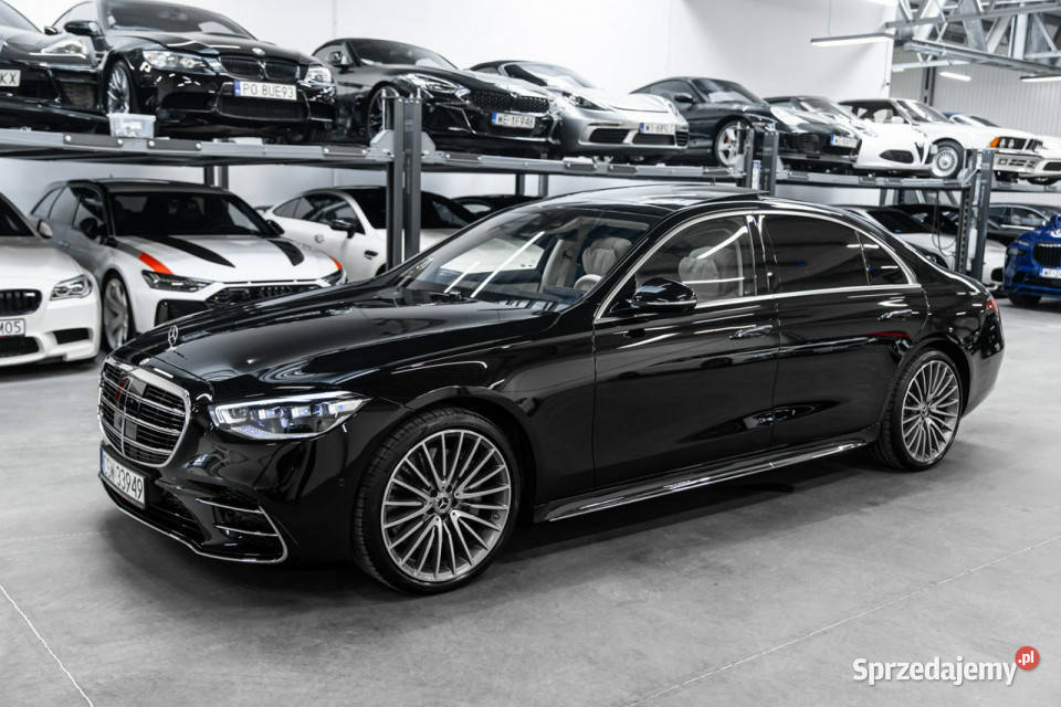 Mercedes S 450 d 4Matic Long Skrętna oś Webasto Motoryzacja małopolskie Węgrzce
