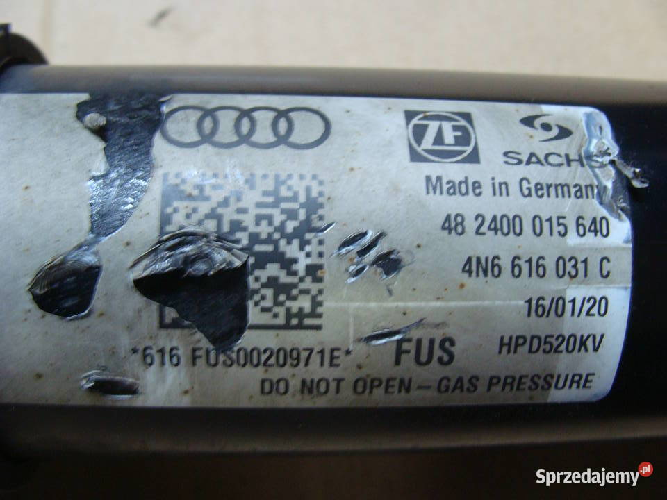 AUDI A8 D5 AMORTYZATOR LEWY TYŁ MIECH 4N6616001B osobowe Goleniów