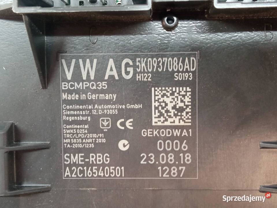 MODUŁ 5K0937086AD VW Volkswagen Caddy III 2003
