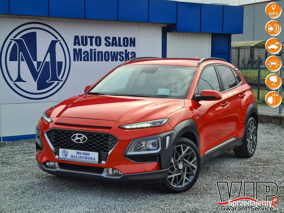 Hyundai Kona Navi Kamera HeadUp PDC Półskóry Led Kona wielkopolskie Wągrowiec