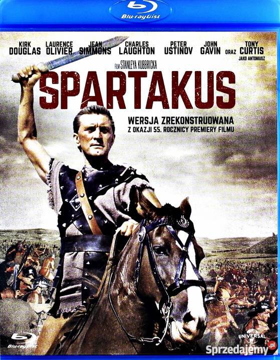 SPARTAKUS KIRK DOUGLAS BLURAY Kalisz