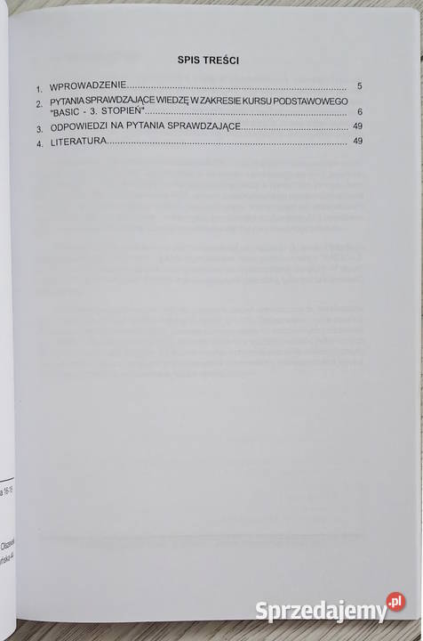 Kurs podstawowy BASIC 3 stopień zestaw pytań technika, nauki techniczne małopolskie Gorlice sprzedam
