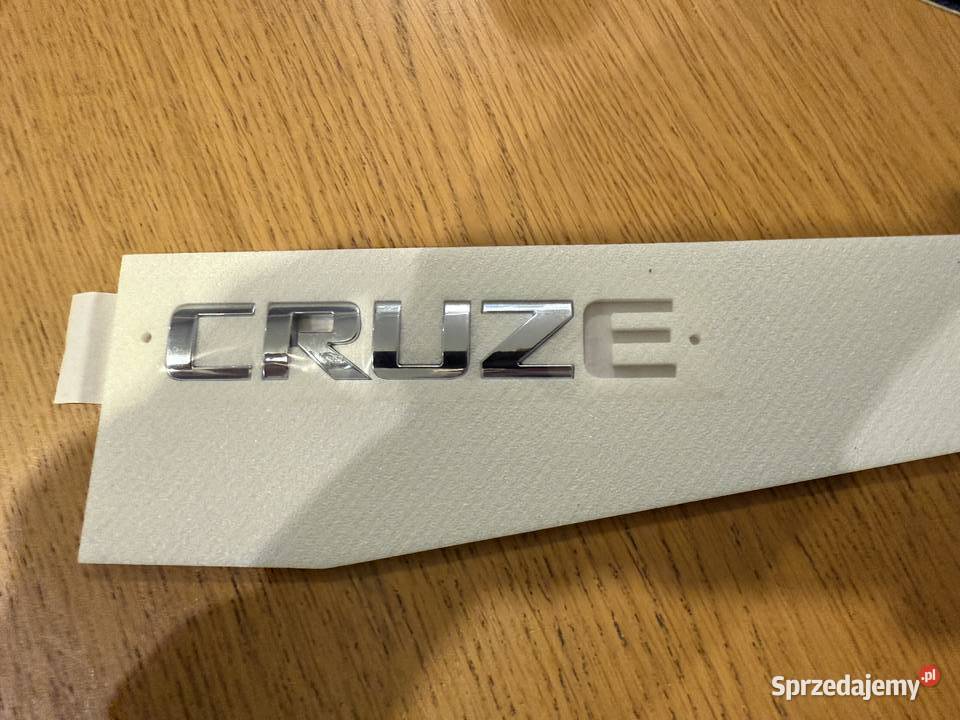 Napis emblemat Chevrolet Cruze oryginał Pozostałe Kolbuszowa Dolna
