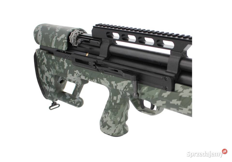 Wiatrówka PCP Hatsan BullBoss M2 Camo tłumik QE wielkopolskie Trzcianka