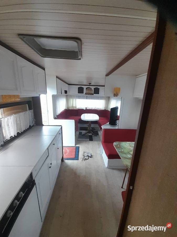 Przyczepa kempingowaXXL z wc transport Sieradz sprzedam