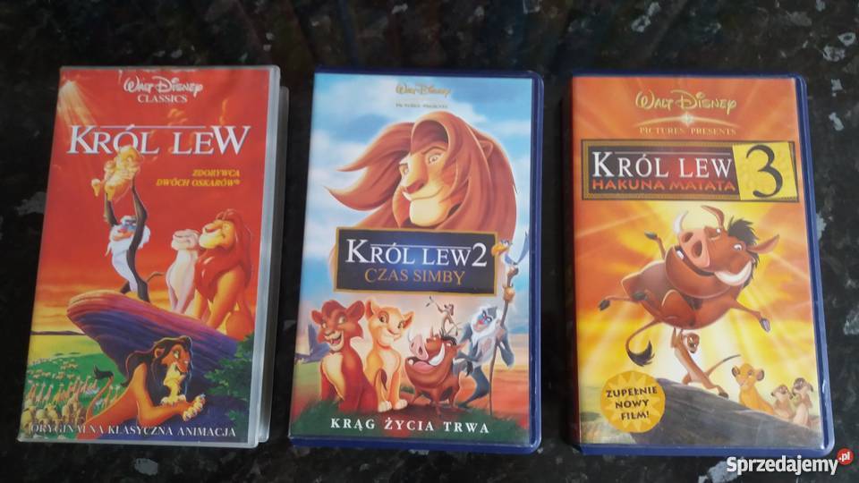 Bajki dzieci na kasetach VHS Warszawa