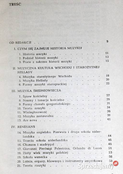 Mała Historia Muzyki JW Reiss sprzedam