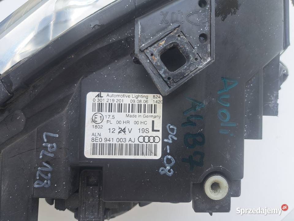 AUDI A4 B7 LAMPA PRZÓD PRZEDNIA LEWA EUROPA Słowikowo