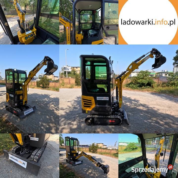 MINIKOPARKA Berger Kraus BK950KSR kabina Silnik