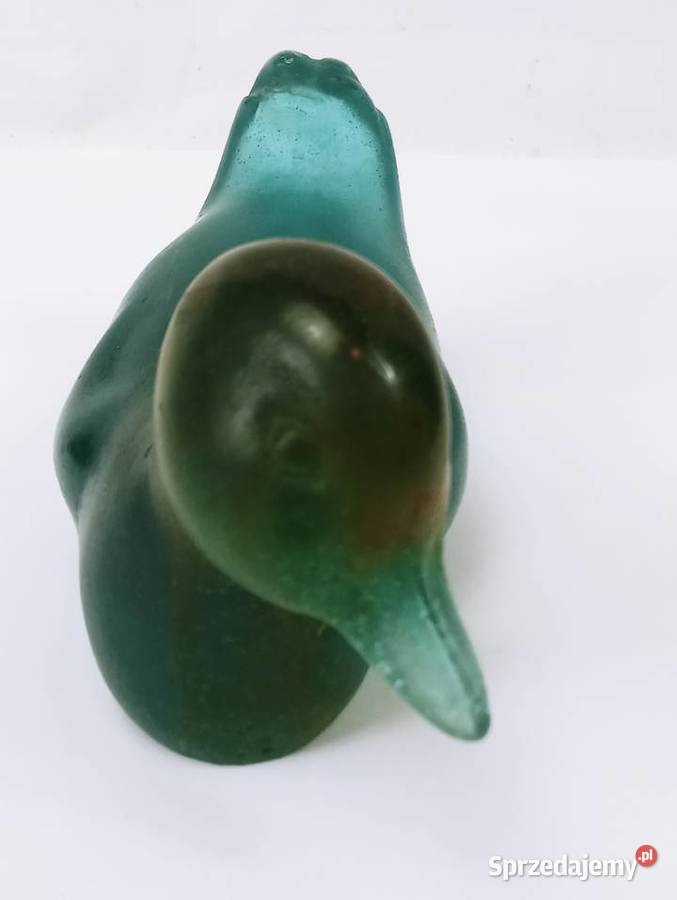 Daum Figurka Daum France Kaczka Szkło Porcelana i szkło