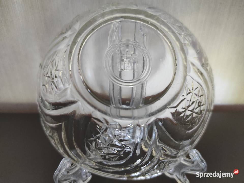 Salaterka stare szkło PRL Warpechy Stare