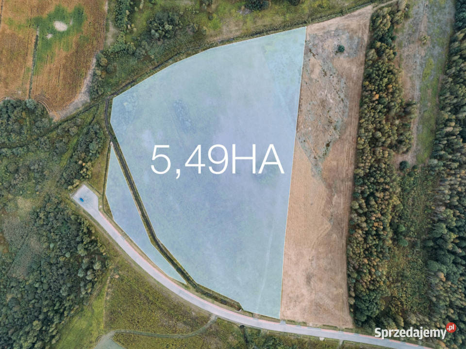 Działka przemysłowa 55 HA Podborze Mielec Strefa