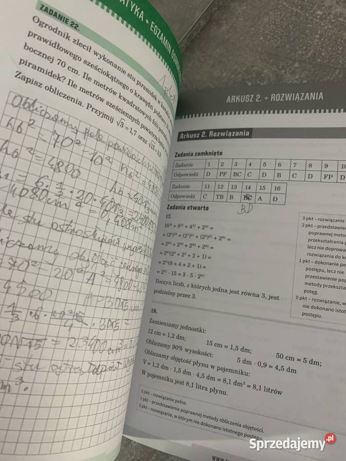 Repetytorium Matematyka Egzamin ósmoklasisty podkarpackie Jasło