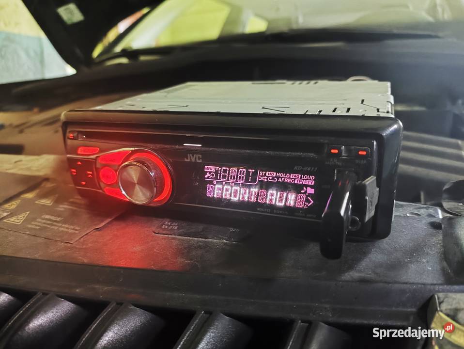 Radio samochodowe 1DIN JVC KDR411 CDMP3AUXUSB