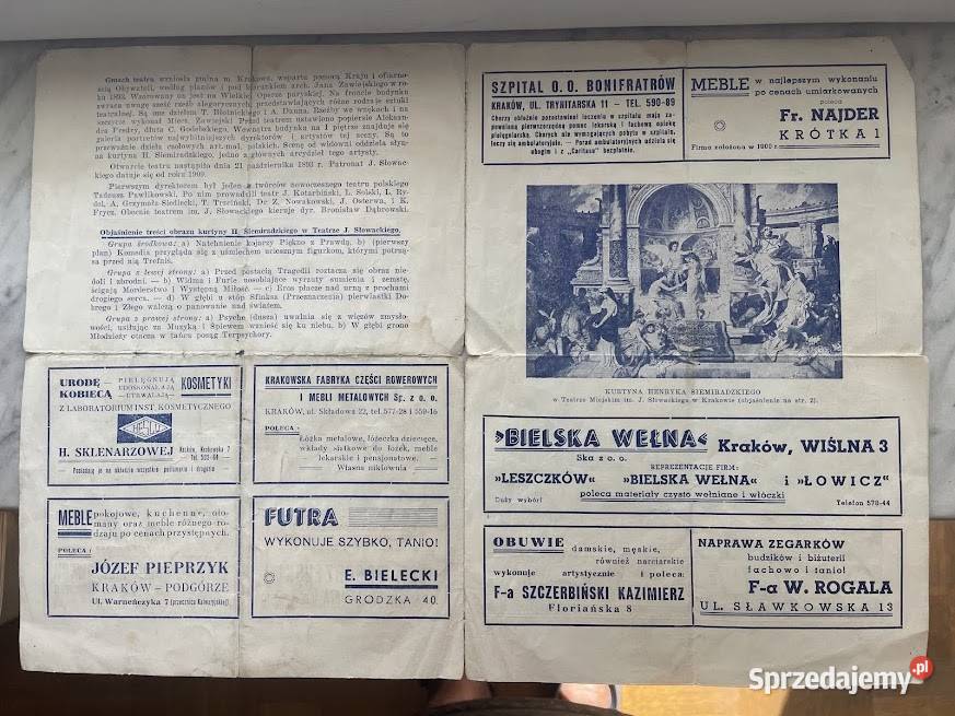 Programy teatralneTeatr imSłowackiegoTatr Stary