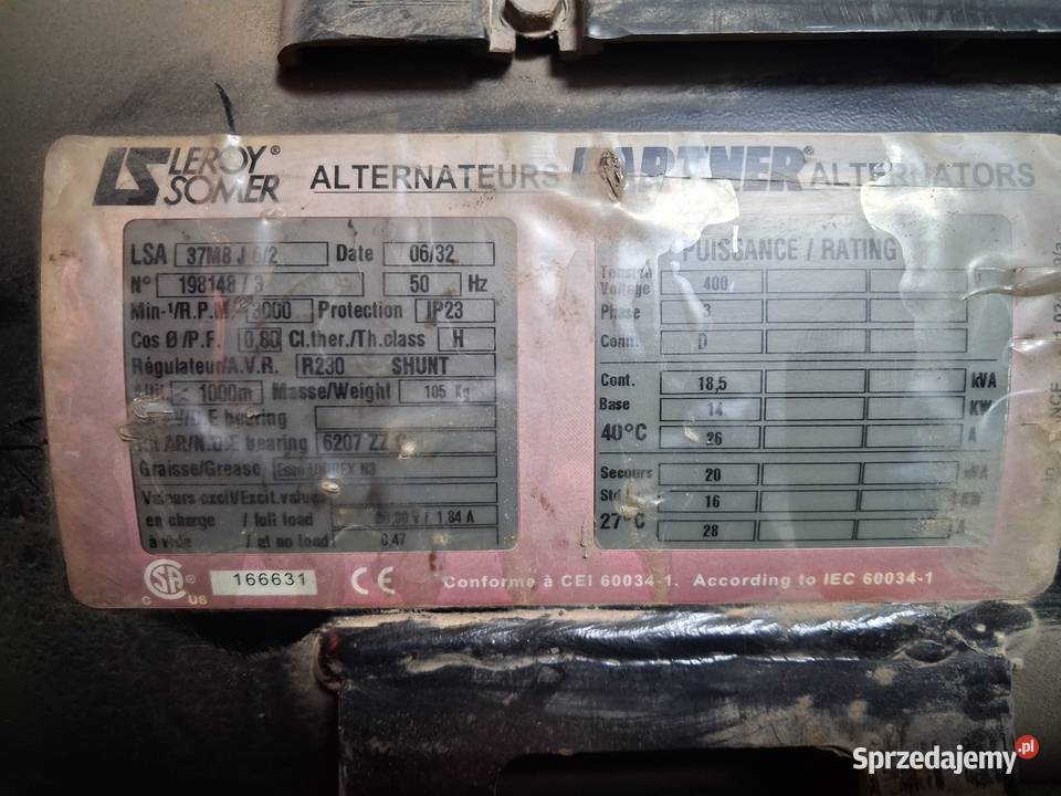 Agregat prądotwórczy Europower eps 183 tde 18 małopolskie