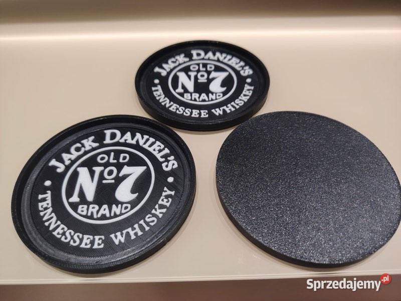 Stylowe Podkładki pod Whisky Jack Daniels z Etui podkarpackie Rzeszów