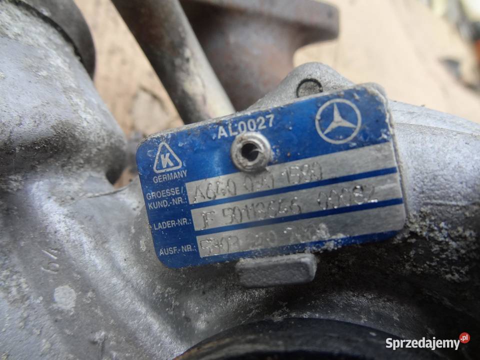 TURBOSPRĘŻARKA TURBINA MERCEDES W169 20 CDI wielkopolskie