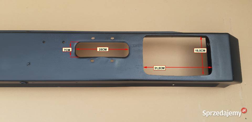 MAN SCANIA VOLVO ZDERZAK METALOWY DŹWIG Bieleń