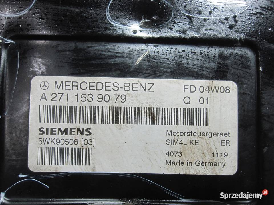 KOMPUTER STEROWNIK SILNIKA A2711539079 MERCEDES Kielce sprzedam