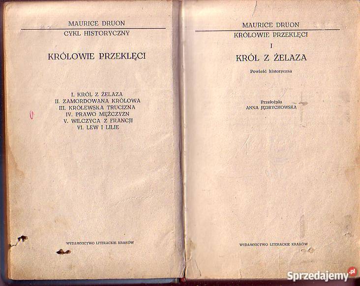 9820 KRÓL Z ŻELAZA MAURICE DRUON