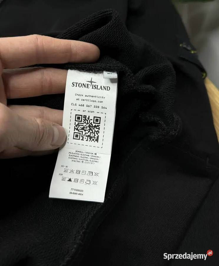 Bluza Stone Island czarna kolekcja 2024 Warszawa sprzedam