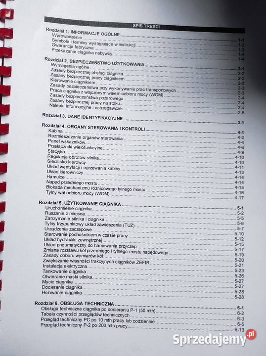 Instrukcja obsługi Zefir Warszawa