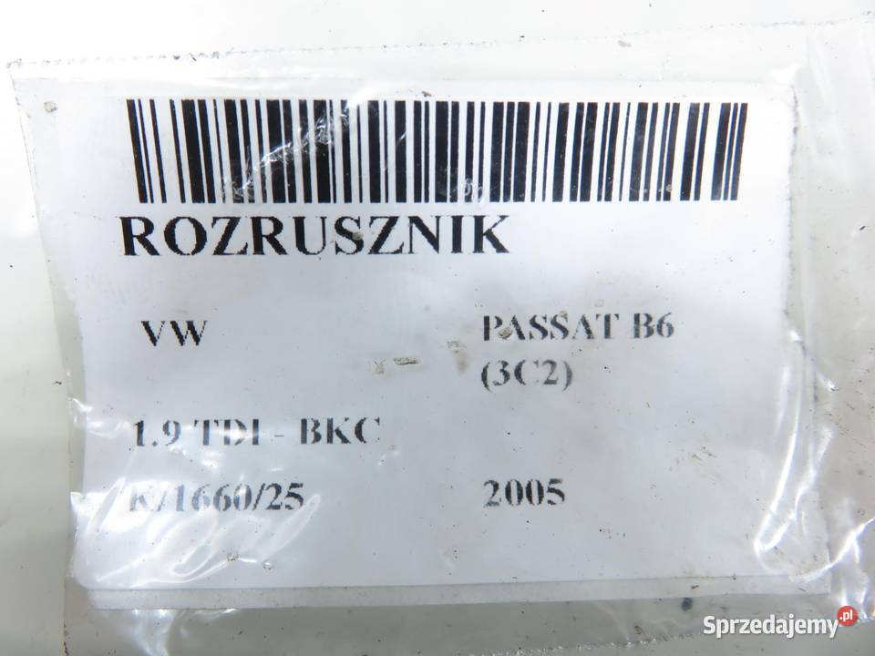 ROZRUSZNIK VW PASSAT B6 19 TDI 022911023H