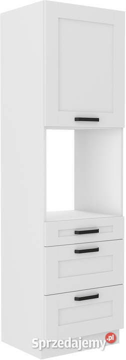 Duży zestaw mebli kuchennych narożnybiały mat z Meble Poznań