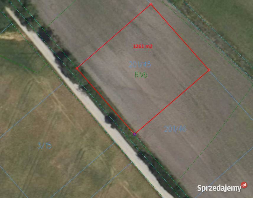 Działka budowlana Wincentów gm Łąck 37m