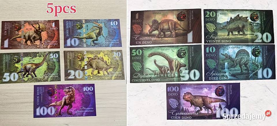 Zestaw kolekcjonerskich numizmatówbanknoty z Warszawa sprzedam